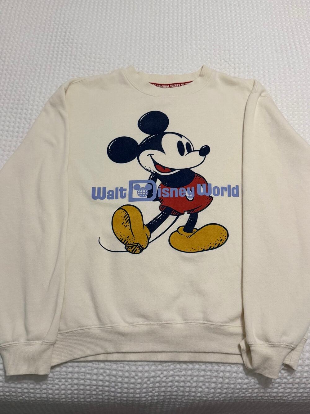 Disney Mickey Mouse Walt Disney World Graphic Crewneck Sweatshirt-Medium